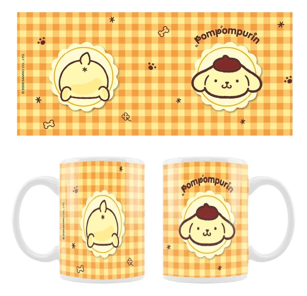 Sanrio Mug Pompompurin Squishy Cute Purin 01